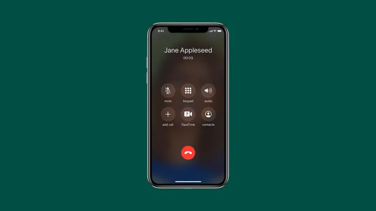 Apple iOS 17 call end tab