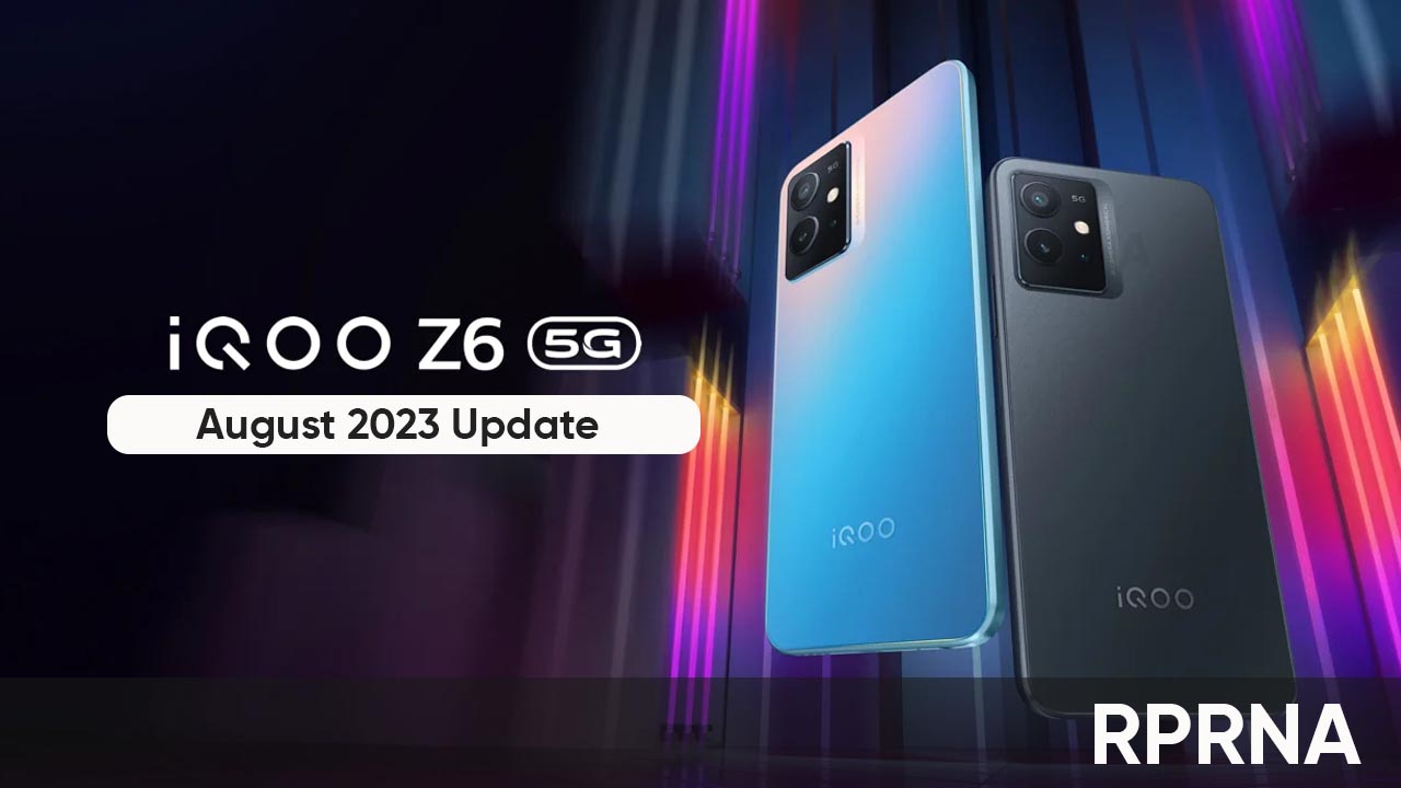 Vivo iQOO Z6 August 2023 update