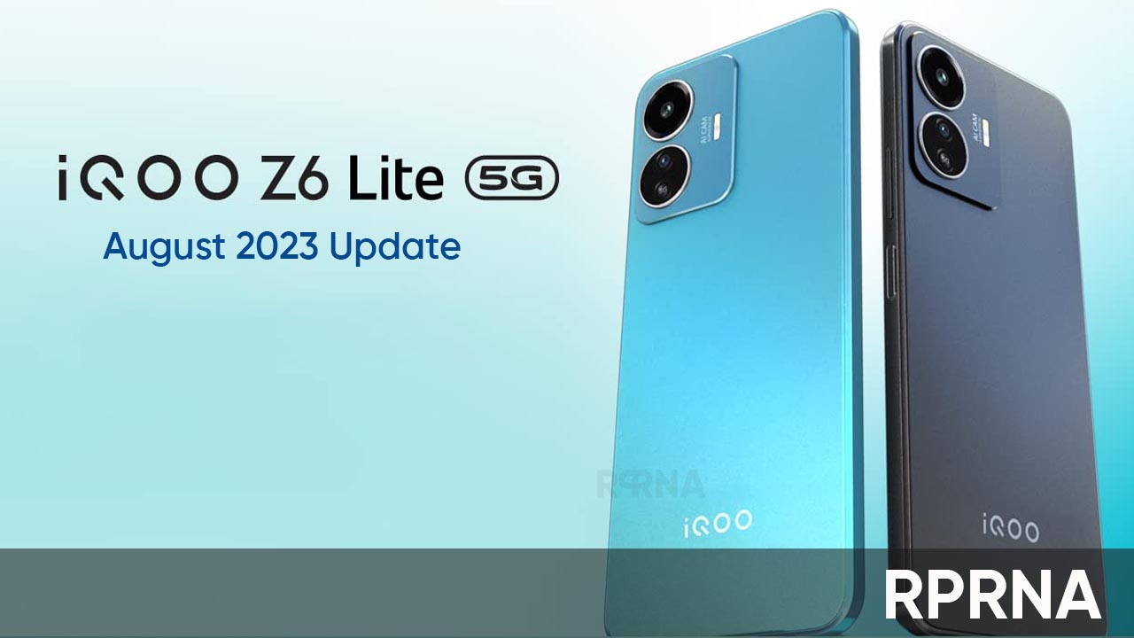 Vivo iQOO Z6 Lite August 2023 Update
