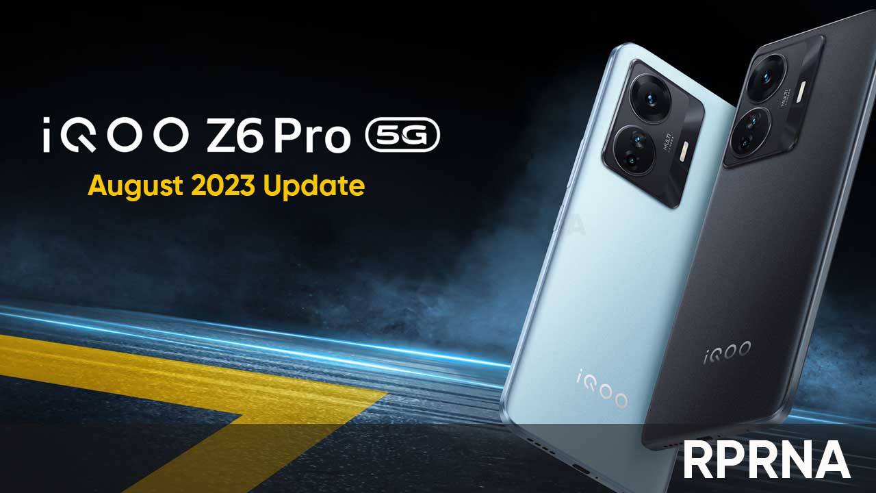 Vivo iQOO Z6 Pro August 2023 update