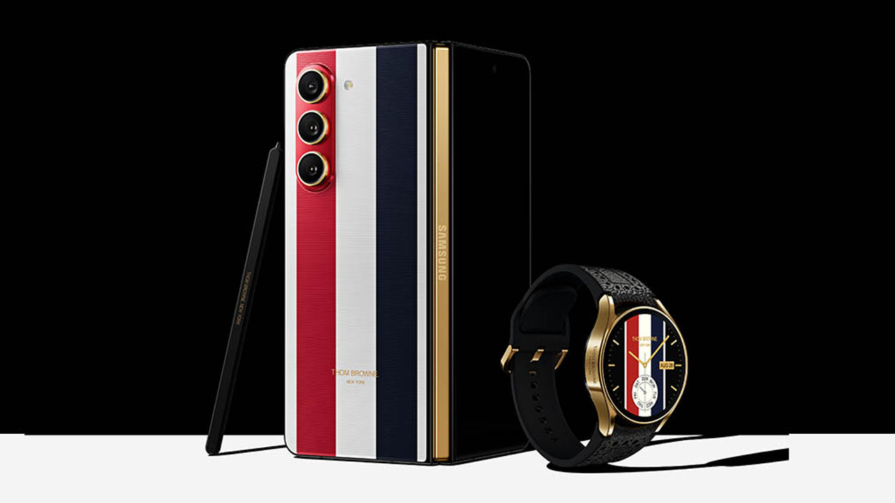 Galaxy Z Fold 5 Watch 6 Thom Browne Edition