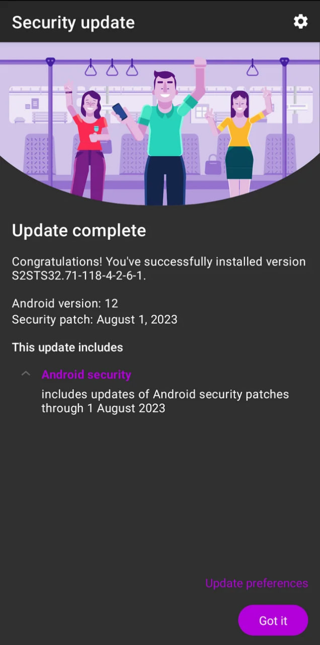 Motorola Edge September 2023 update