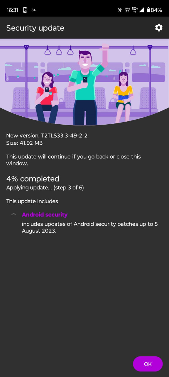 Motorola Edge 40 second August 2023 update