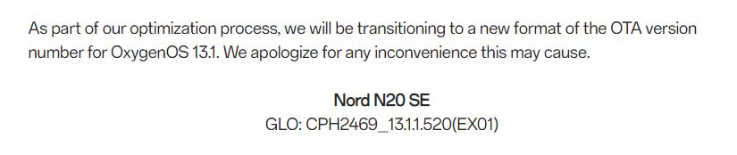 OnePlus Nord N20 SE September 2023 patch