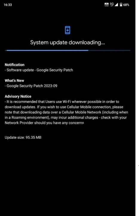 Nokia X30 September 2023 update