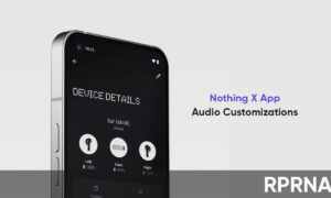 Nothing X app audio customizations