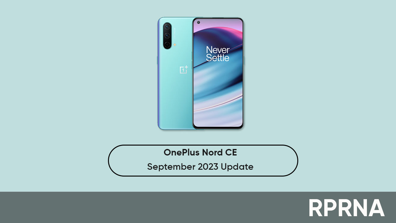 OnePlus Nord CE September 2023 update