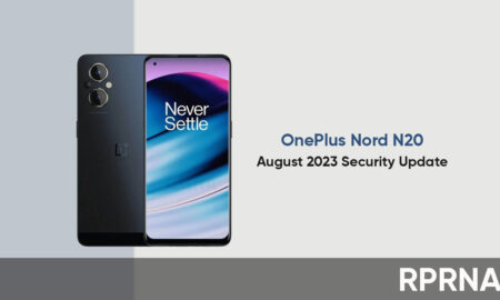 OnePlus Nord N20 August 2023 update