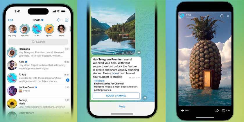 Telegram Stories Channels