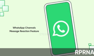 WhatsApp message reaction channels