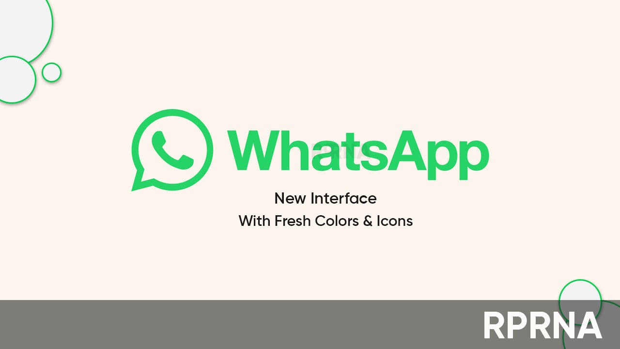 WhatsApp interface colors icons