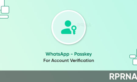 WhatsApp passkey account verification