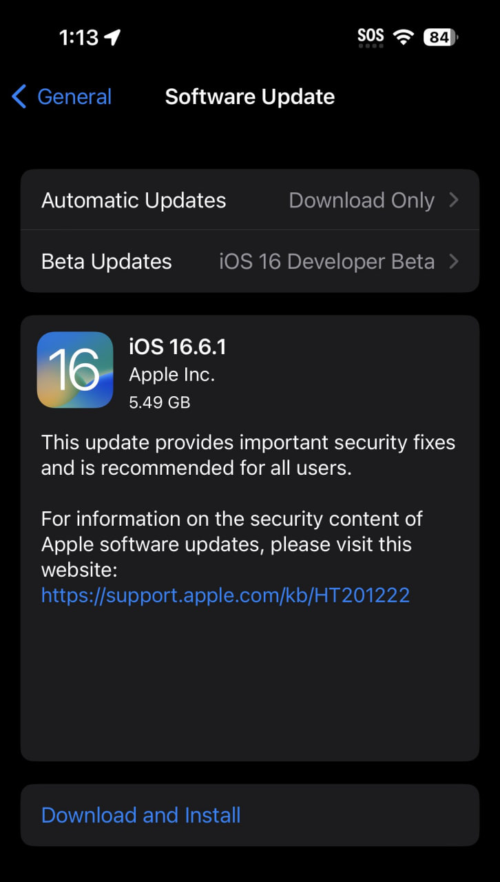 Apple iOS 16.6.1 security fixes