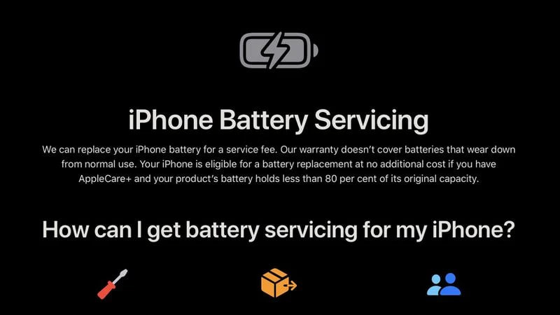 Apple battery replacement price UK