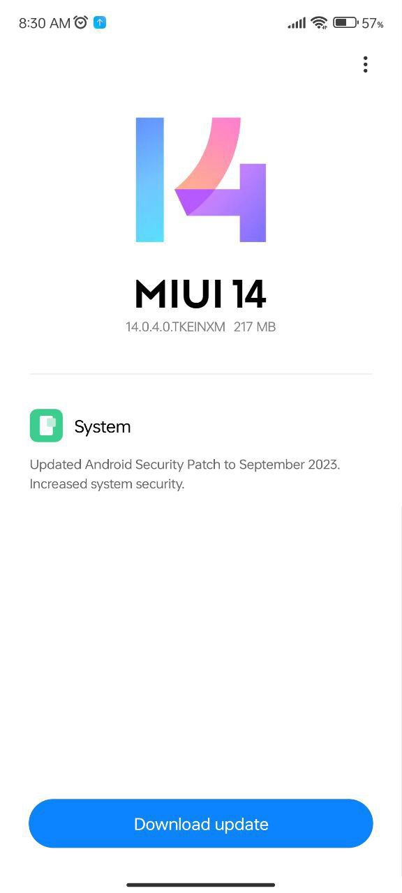 Redmi Note 11S September 2023 patch India
