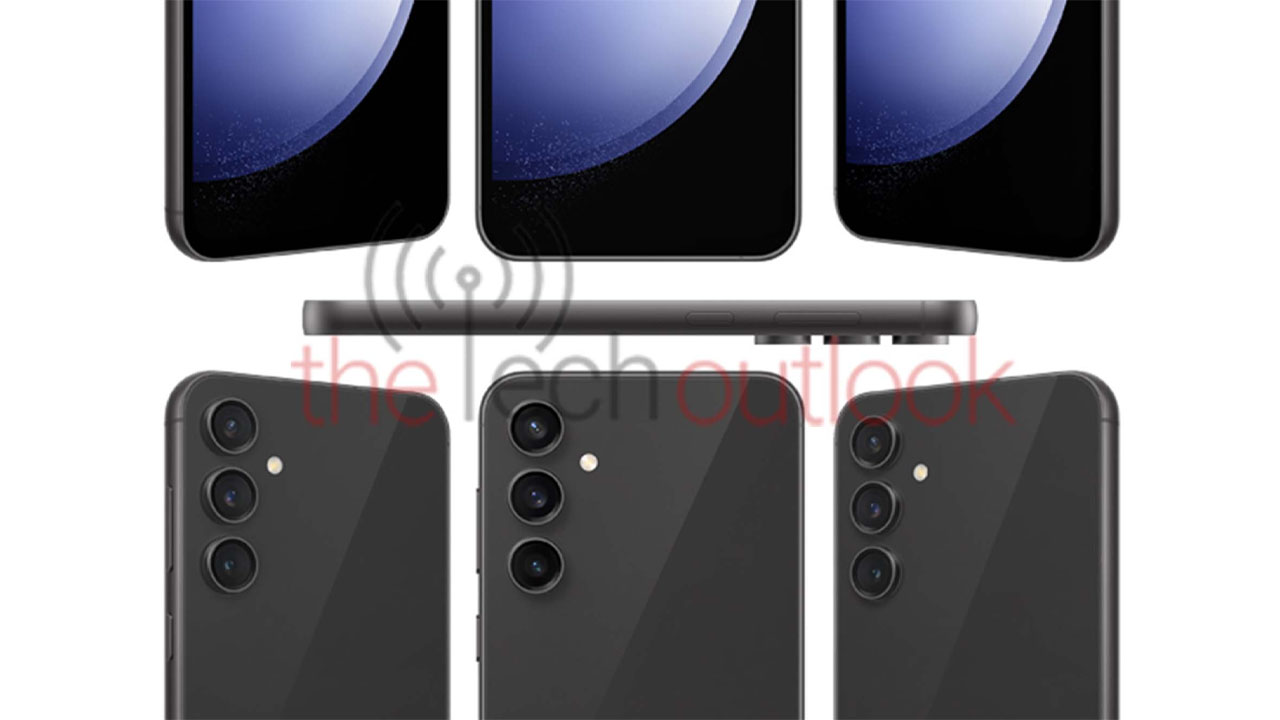 Galaxy S23 FE press renders