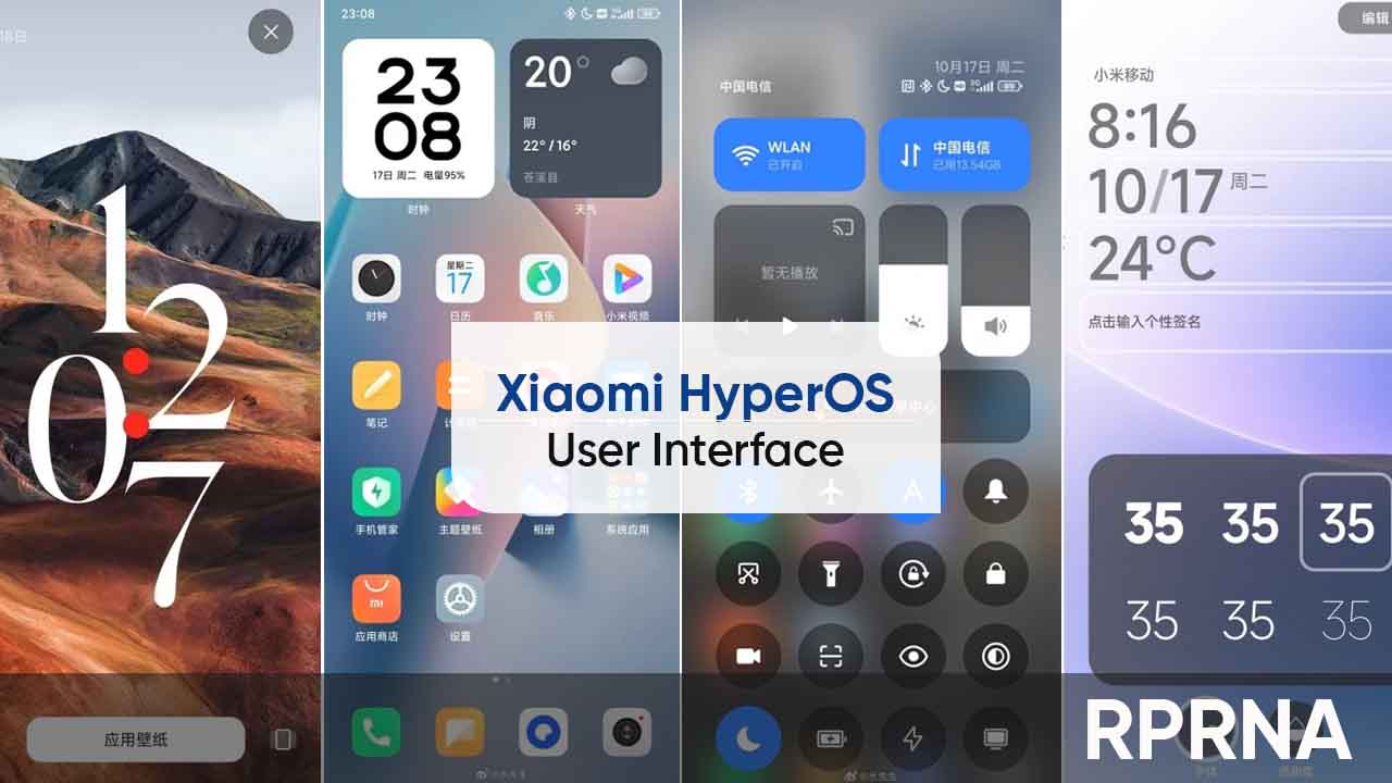 Xiaomi HyperOS user interface