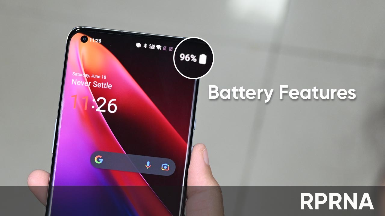 OnePlus OxygenOS battery features