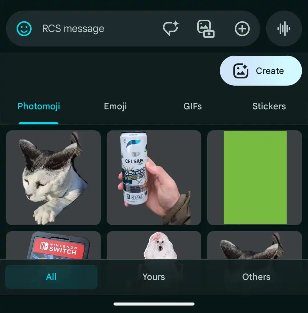 Google Messages Photomoji feature