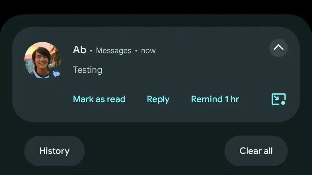 Google Messages Reply option invisible