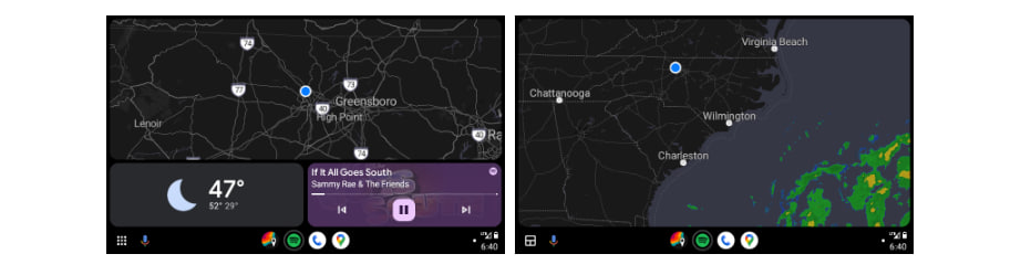 MyRadar app Android Auto