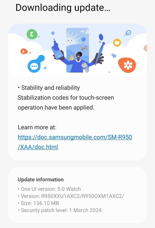 Galaxy Watch 6 touchscreen improvements 