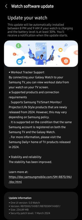 Samsung Galaxy Watch 4 Connect TV feature India