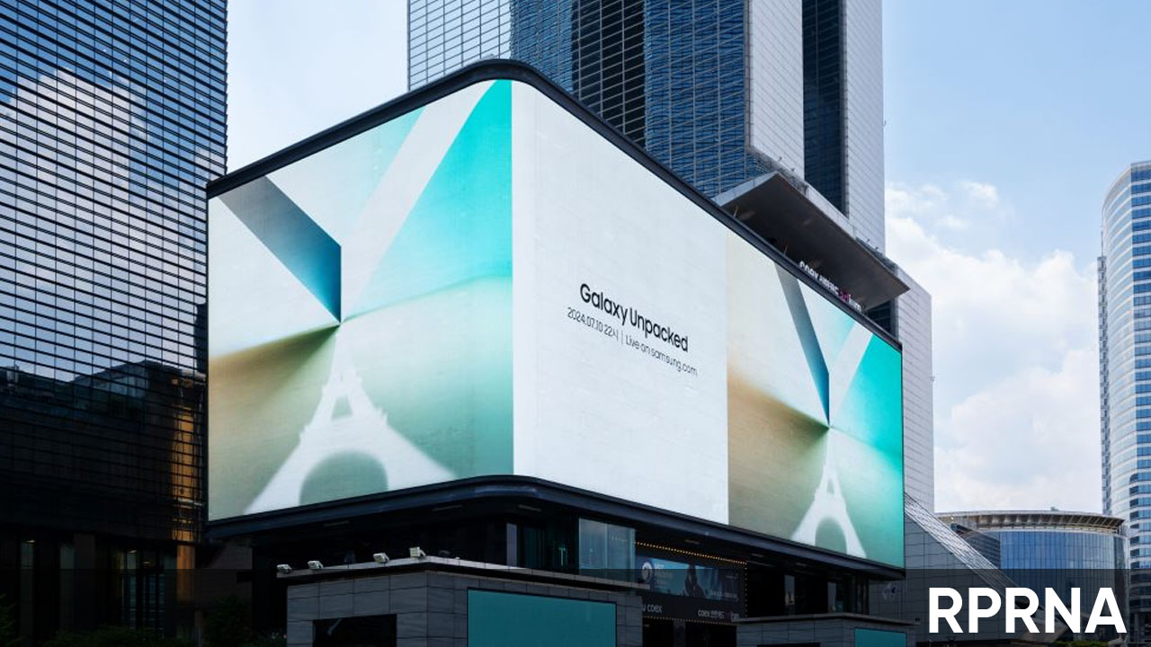 Samsung billboard campaign Galaxy Unpacked 